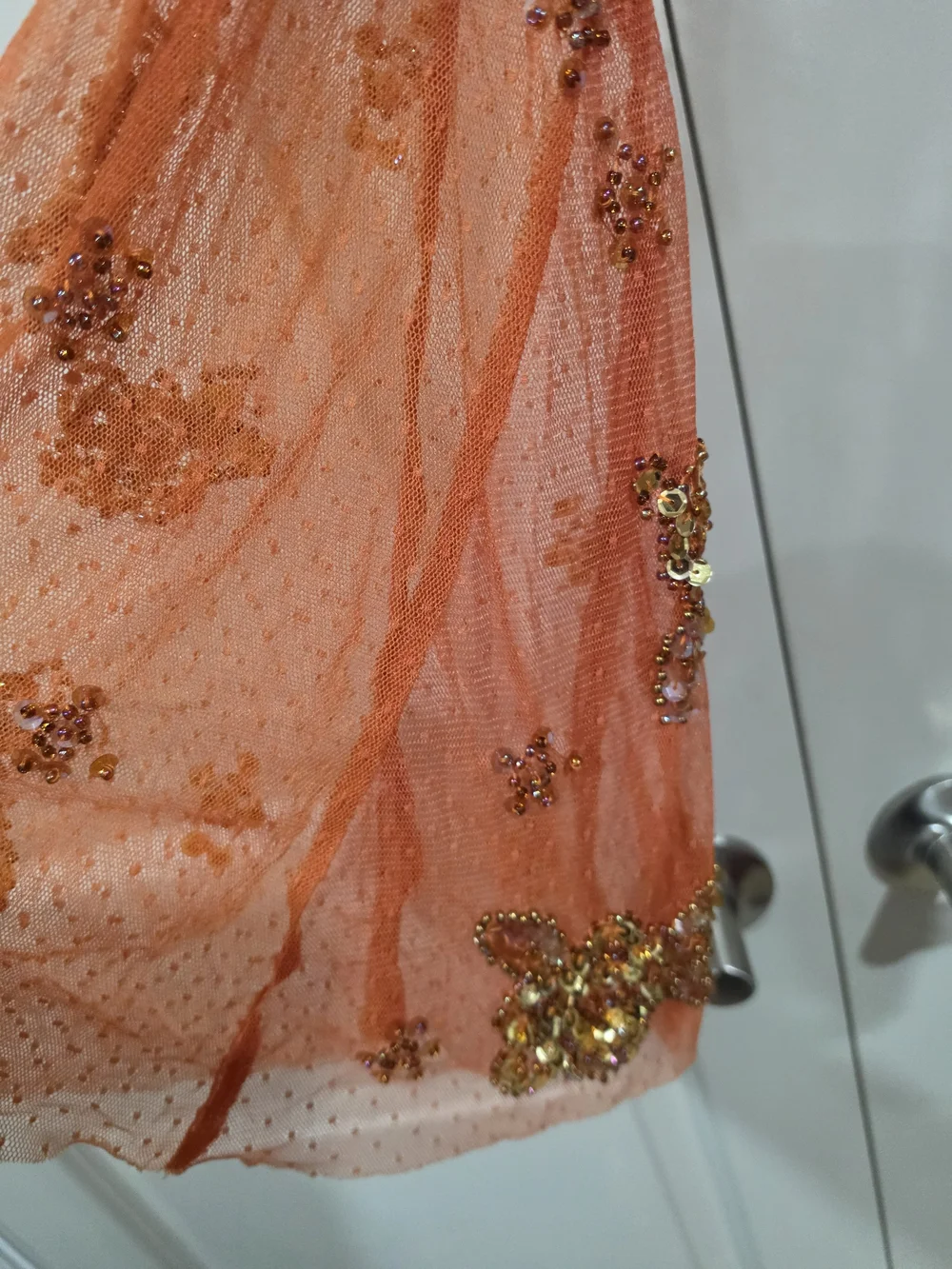 Free People Summer Spice Top In Orange XL NWT